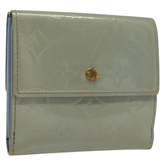 LOUIS VUITTON Vernis Porte Monnaie Bier Cartes Crdit Wallet Auth - Picture 1 of 16